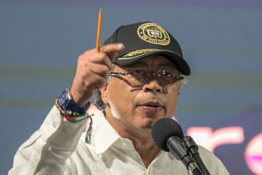 El presidente de Colombia, Gustavo Petro.