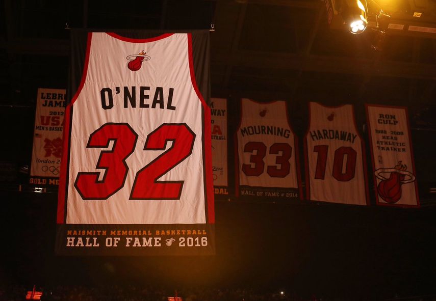 ONeal es miembro del Salón de la Fama de la NBA desde este año.