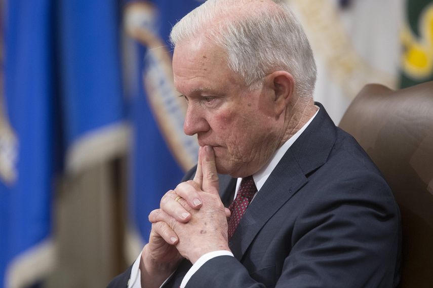 El fiscal general de los Estados Unidos, Jeff Sessions.