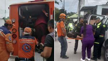 Autoridades atienden a los afectados por el accidente.&nbsp;