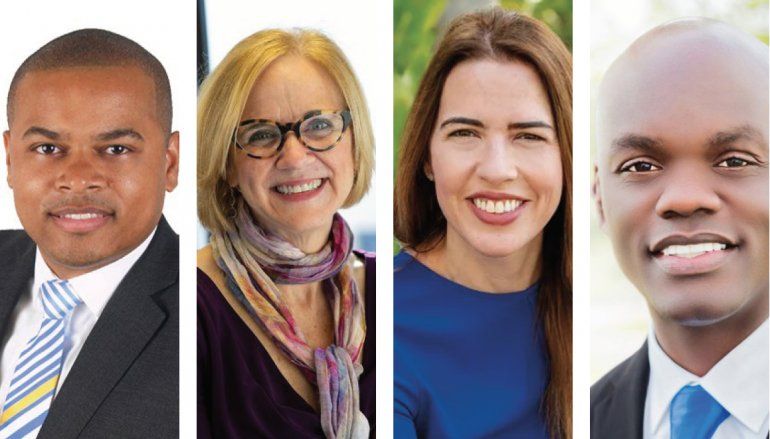 Integrantes de la comisión condal de Miami-Dade. Integrantes de la comisión condal de Miami-Dade.