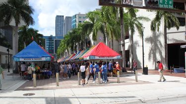 Una de las ediciones anteriores de la Feria del Libro de Miami.&nbsp;