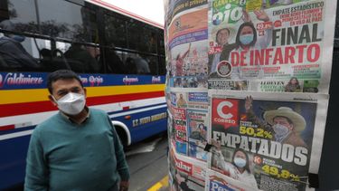 Principales medios de Perú reseñan los resultados electorales.&nbsp;