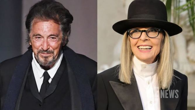 El actor Al Pacino y la fallecida actriz Diane Keaton.&nbsp;