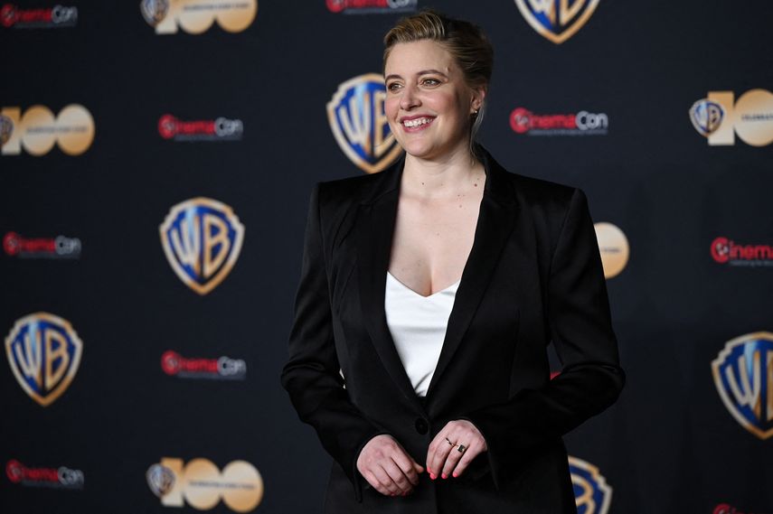 La cineasta Greta Gerwig asiste a la presentación de “Barbie” durante CinemaCon, la convención oficial de la Asociación Nacional de Propietarios de Teatros, en el Caesars Palace el 25 de abril de 2023 en Las Vegas, Nevada. &nbsp;