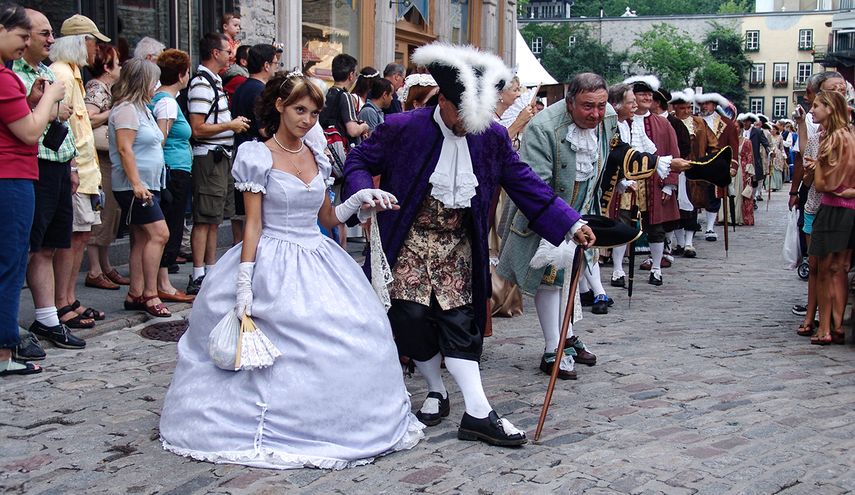 Les Fêtes de la Nouvelle-France, Quebec, Canada.
