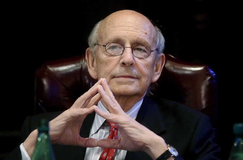 El juez de la Corte Suprema de EEUU Stephen Breyer en un evento en Boston, el 13 de febrero del 2017.&nbsp;