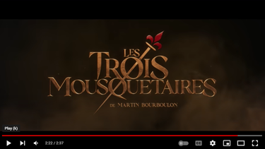 Francia lleva al cine el filme Los Tres Mosqueteros, adaptación de la exitosa novela de Alexandre Dumas.