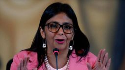 Delcy Rodríguez, vicepresidenta y ministra de Petróleo del régimen de Nicolás Maduro.