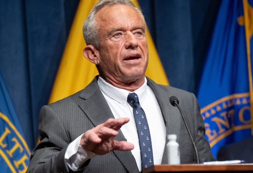 El secretario de salud de Estados Unidos Robert F. Kennedy Jr.