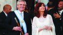 Alberto Fernández y Cristina Fernández, tras la envestidura, en Buenos Aires. Alberto Fernández y Cristina Fernández, tras la envestidura, en Buenos Aires.