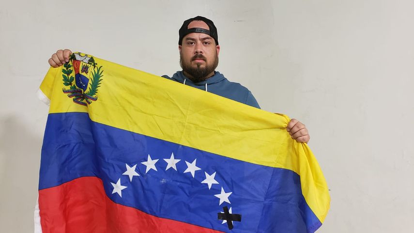 El activista venezolano Miguel Galindo.