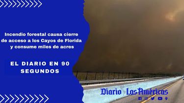 incendio forestal causa cierre de acceso a los cayos de florida y consume miles de acres