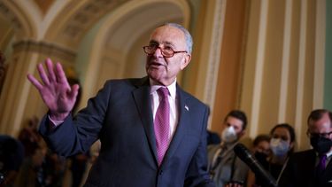 El líder demócrata en el Senado, Chuck Schumer.