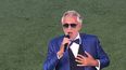 El cantante italiana Andrea Bocelli actúa durante la ceremonia de apertura antes del partido de fútbol del Grupo A de la UEFA EURO 2020 entre Turquía e Italia en el Estadio Olímpico de Roma el 11 de junio de 2021