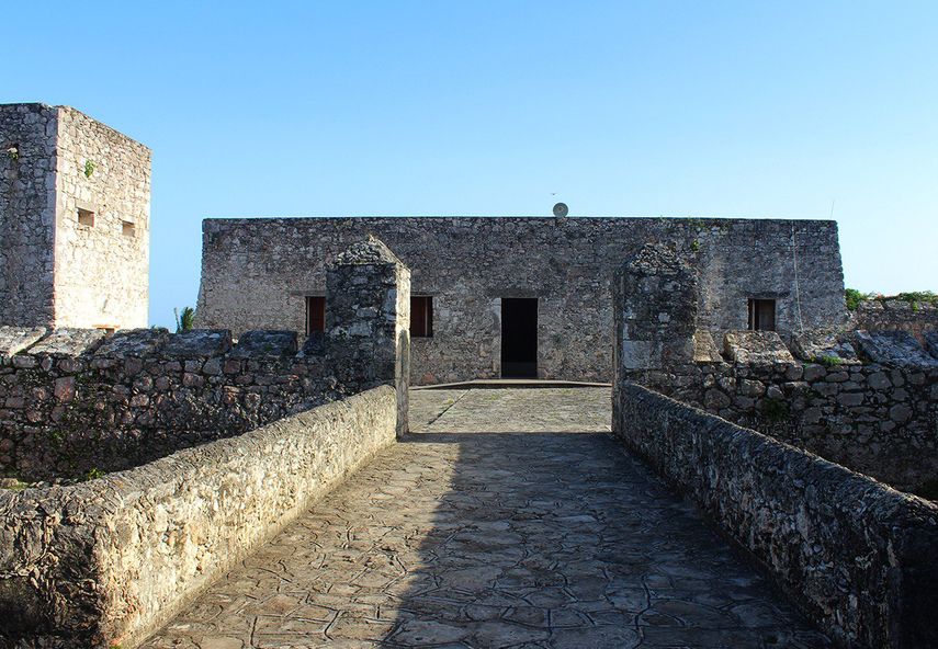 El fuerte de San Felipe, en Bacalar.&nbsp;