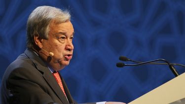El secretario general de la ONU, Antonio Guterres.