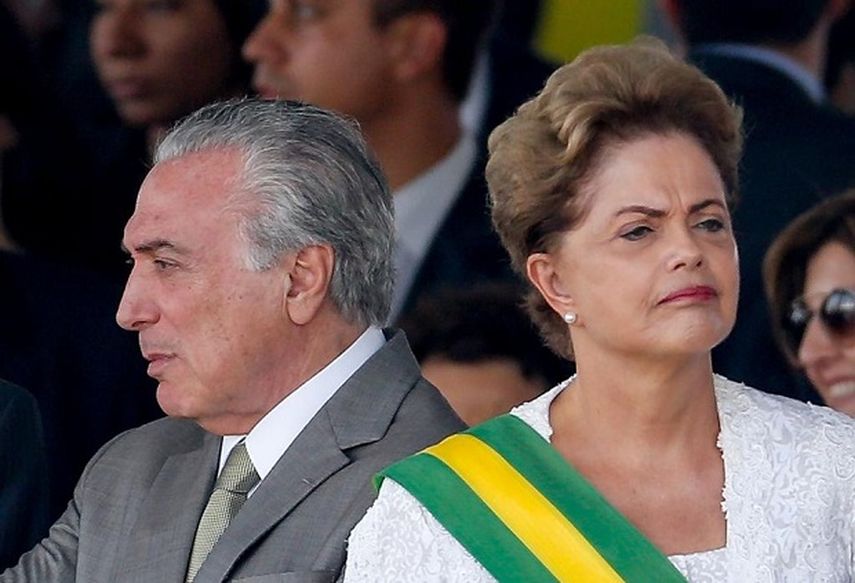 Michel Temer y Dilma Rousseff. (CORTESÍA.gazetadopovo.com.br)