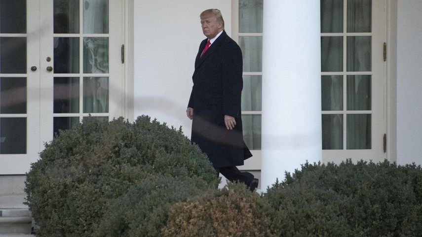 El presidente Donald Trump en la Casa Blanca