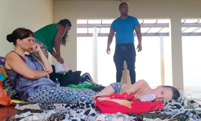 Cubanos varados en Necoclí, Colombia.&nbsp;