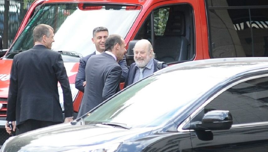 Claudio Bonadio, magistrado federal,&nbsp;retirándose de los Tribunales.