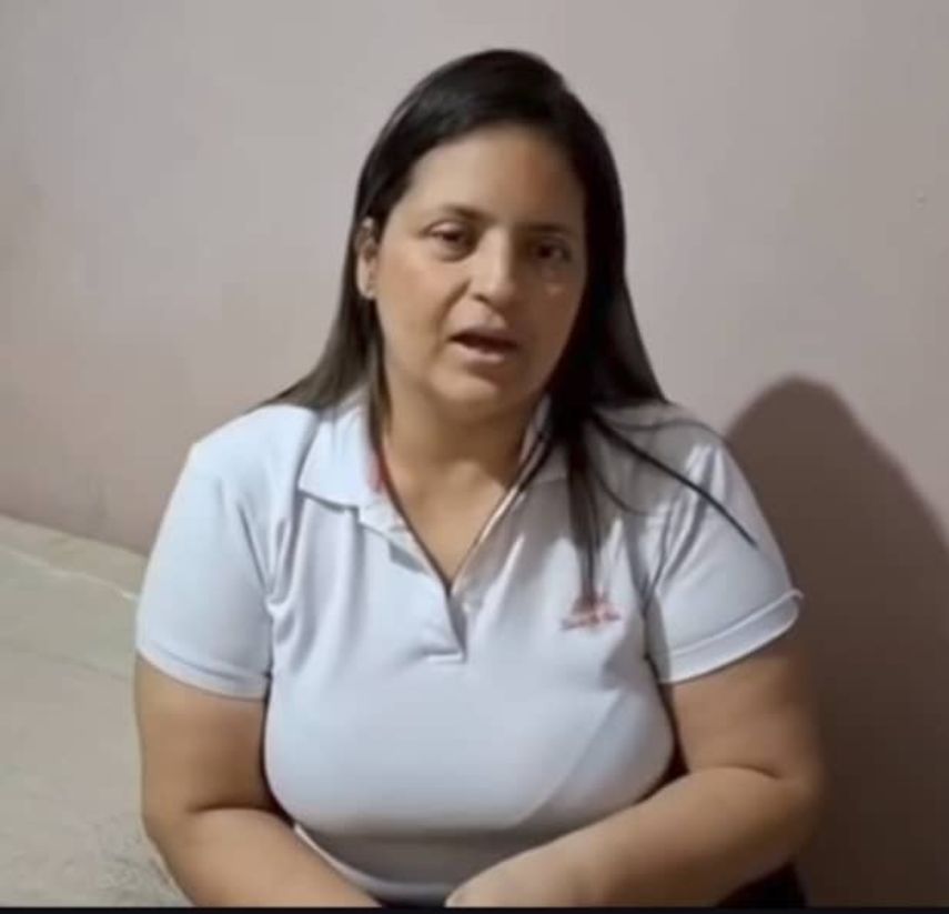 Àmbar Castillo, denunció el secuestro de su hija Samanta Hernández Castillo por el régimen chavista. Dijo que a la adolescente de 16 años se la llevaron sin ninguna orden de detención