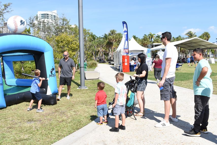 Los más pequeños también tienen su espacio en el festival de artes de Coconut Grove.