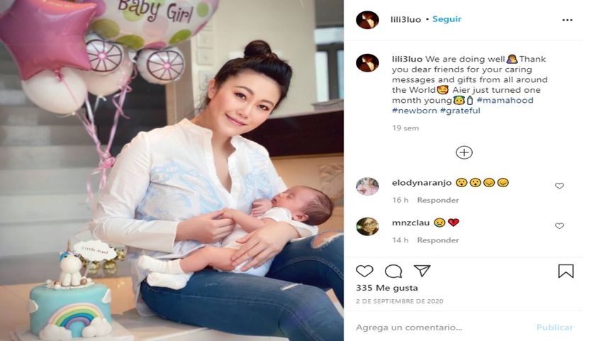 La socialité Lili Luo, hija única del multimillonario Lin&nbsp;Luo.&nbsp;