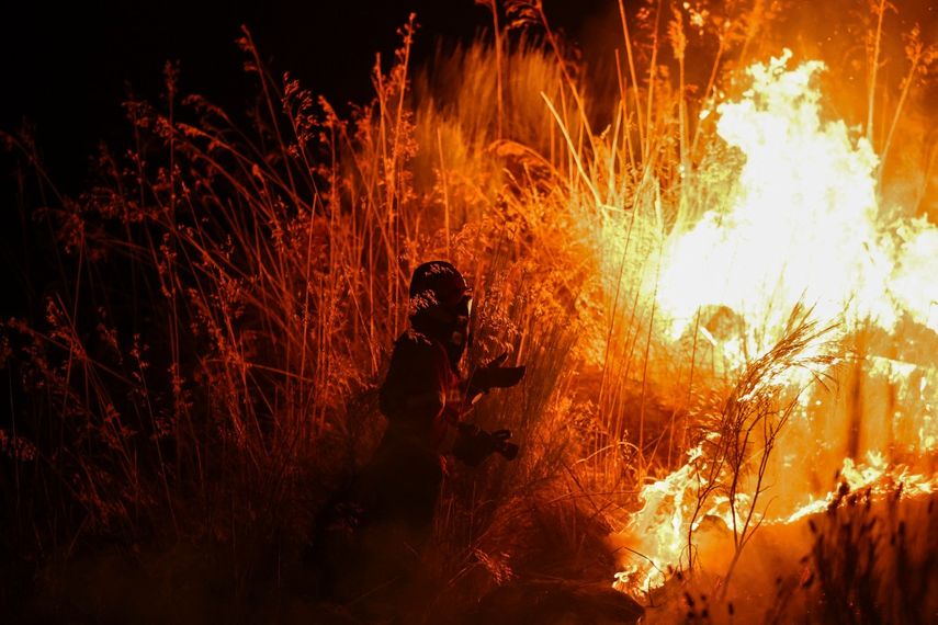Incendio forestal en España.&nbsp;