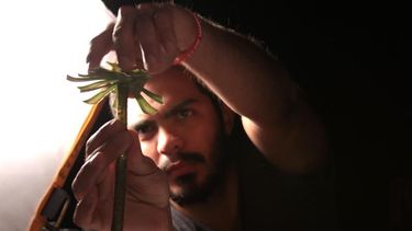 el artista José Enrique Quique Rivera, del cortometraje en animación Así de grandes son las ideas, inspirada y basada en la canción del grupo Calle 13.