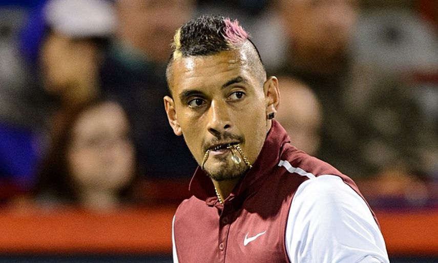 Kyrgios protagonizó un episodio que no es de hombres. (ARCHIVO)