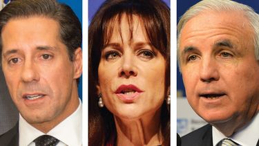 De izq. a derecha: Alberto Carvalho, Katherine Fernández Rundle y Carlos Giménez