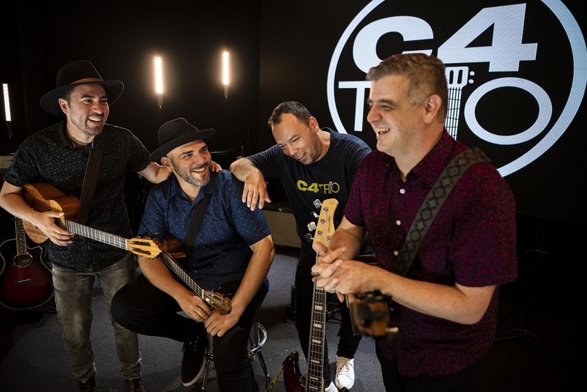 El grupo C4 Trío.&nbsp;