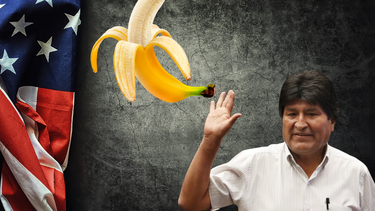 Evo Morales: comer plátanos para enfrentar al imperialismo