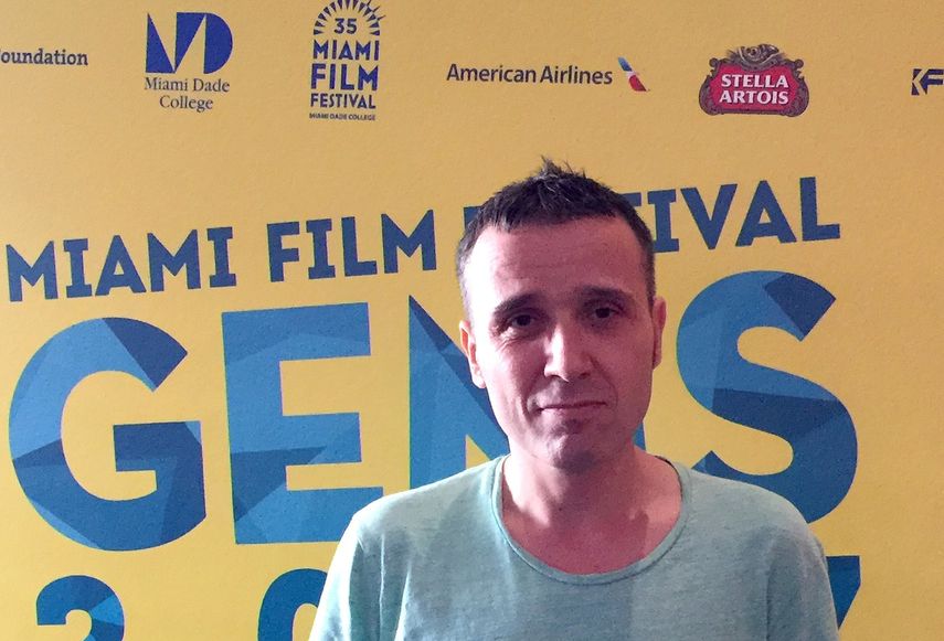 &nbsp;El director español Lino Escalera durante el estreno en Estados Unidos de su primer largometraje, el premiado No&nbsp;sé&nbsp;decir&nbsp;adiós, en el Cine Tower de la ciudad de Miami