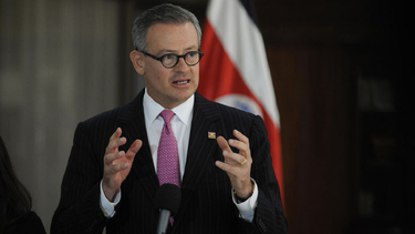 Manuel González, canciller de Costa Rica.
