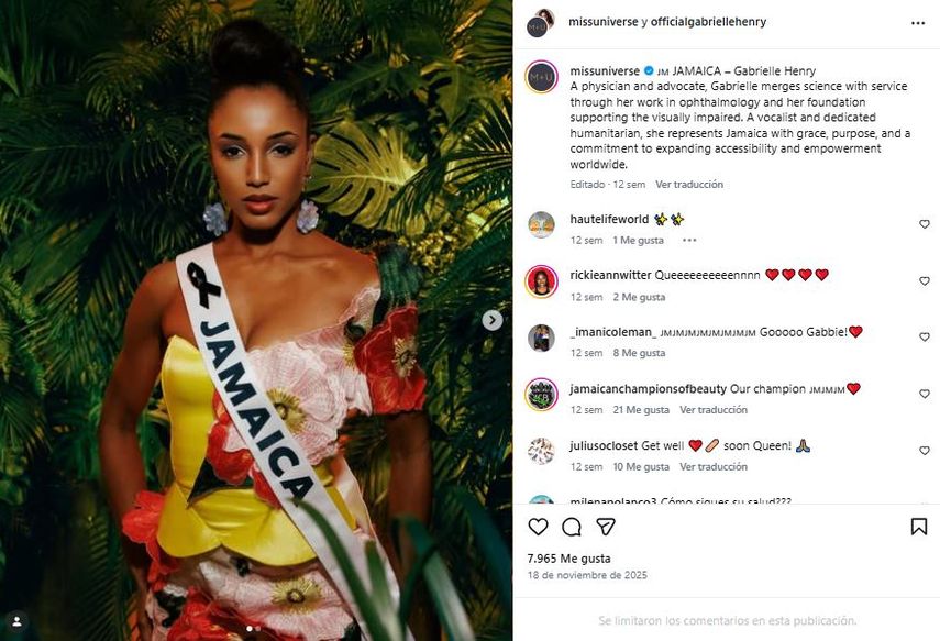 Gabrielle Henry, Miss Jamaica.