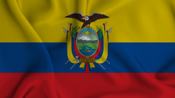 Bandera de Ecuador.&nbsp;