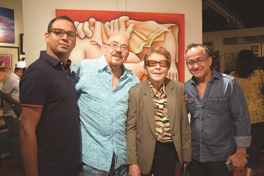 Osvaldo Lemus, Casimiro González, Alicia Perez Toribio y Henry Río Vega.