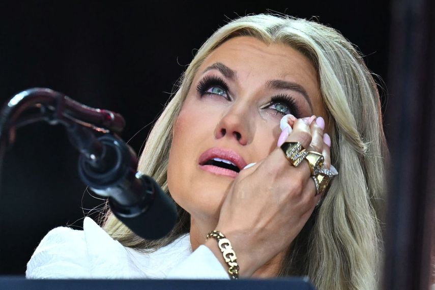 Erik Kirk, la presidenta de la organización que fundó su esposo: Turning Point USA