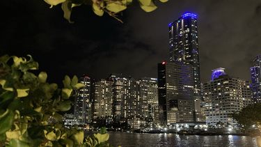 Centro de Miami, de noche.