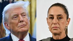 Foto montaje del presidente de Estados Unidos Donald J. Trump y su homóloga mexicana Claudia Sheinbaum. Foto montaje del presidente de Estados Unidos Donald J. Trump y su homóloga mexicana Claudia Sheinbaum.