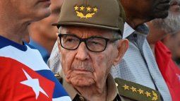 El dictador cubano Raúl Castro en un evento del 1 de mayo de 2026, en La Habana, Cuba.