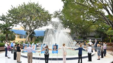 Vista general del acto para recordar a&nbsp;Mario de la Peña, Armando Alejandre, Carlos Costa y Pablo Morales.&nbsp;