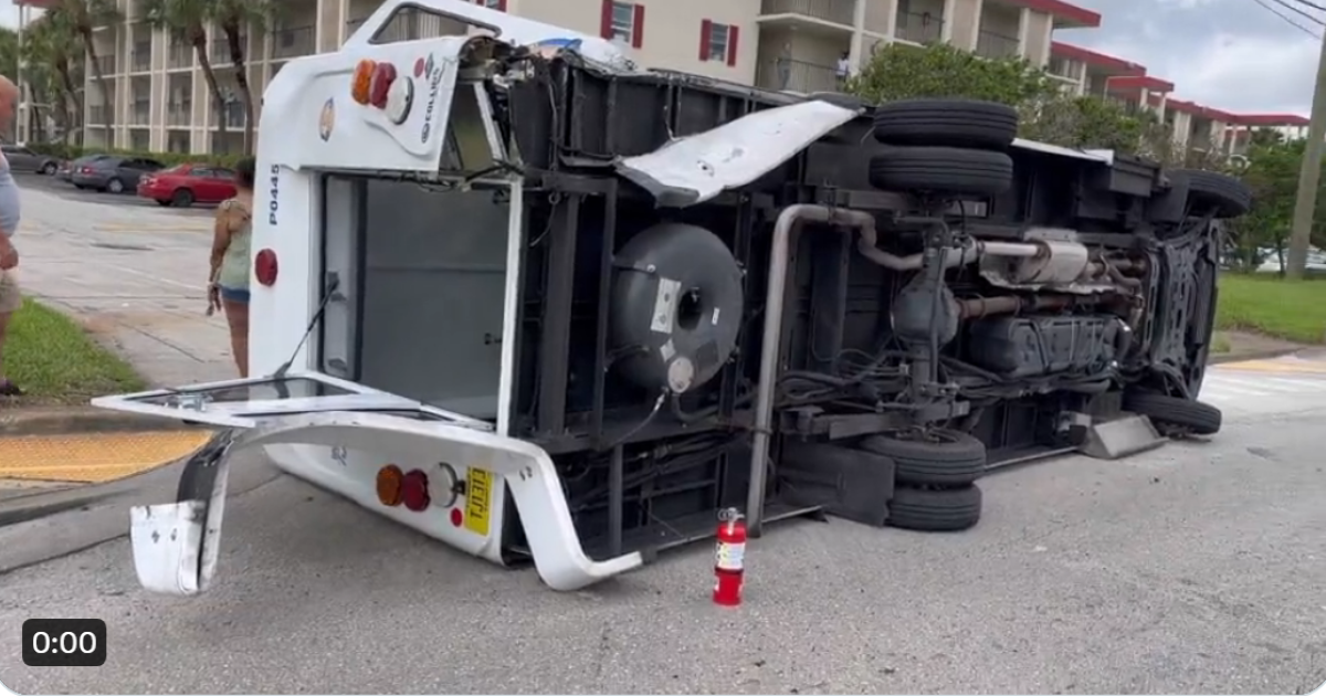 Accidente deja cinco lesionados en Broward Accidente deja cinco lesionados en Broward