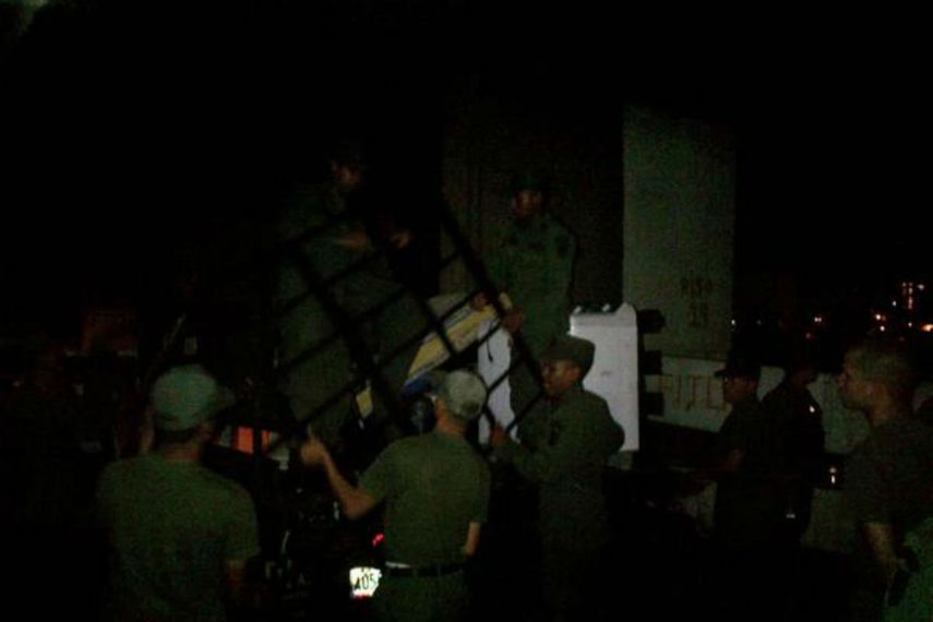 La militarización inició en horas de la madrugada (Twitter)