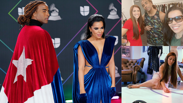 Con un diseño exclusivo para Yotuel y Beatriz Luengo, la diseñadora Judith Cabrera fue parte del mensaje de Patria y Vida en los Latin Grammy. 