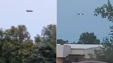 Capturas de video en las que se observa el presunto OVNI que muchos avistaron el lunes 14 de septiembre en las inmediaciones de New Jersey, EEUU.