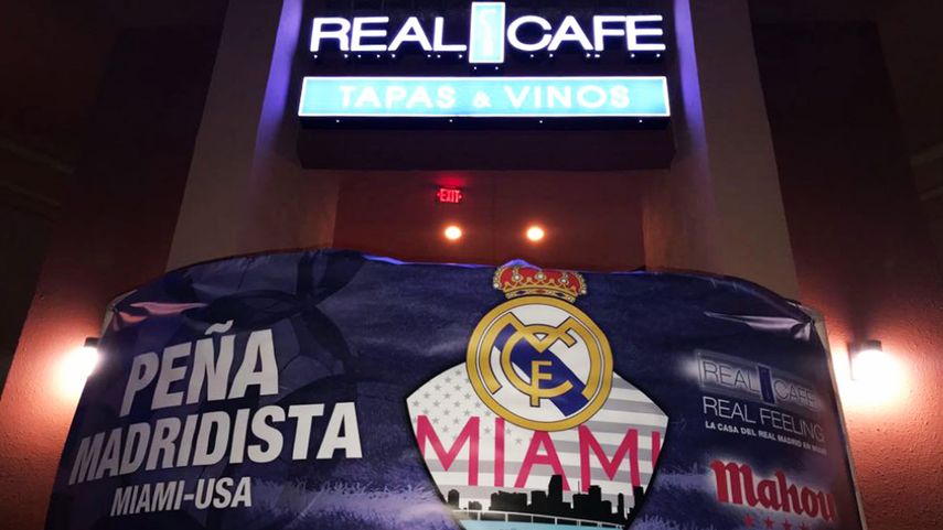 La Peña Oficial del Real Madrid fue presentada en Miami.
