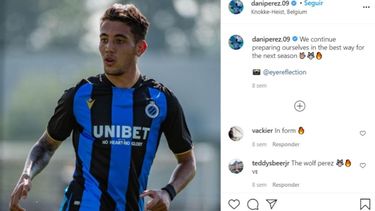 El venezolano Daniel Pérez fue contratado por Club Brugge de Bélgica en enero de 2021